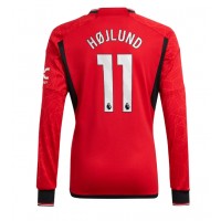 Echipament fotbal Manchester United Rasmus Hojlund #11 Tricou Acasa 2023-24 maneca lunga